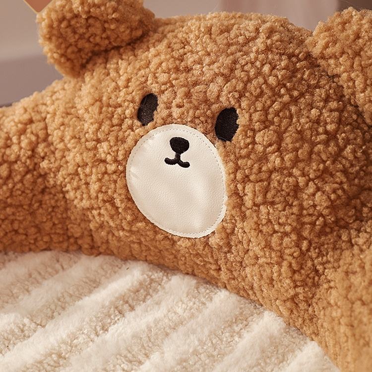 Cat Bed Padded Cushion – Warm Removable Cat Sleeping Bed with Soft Polyester Cover